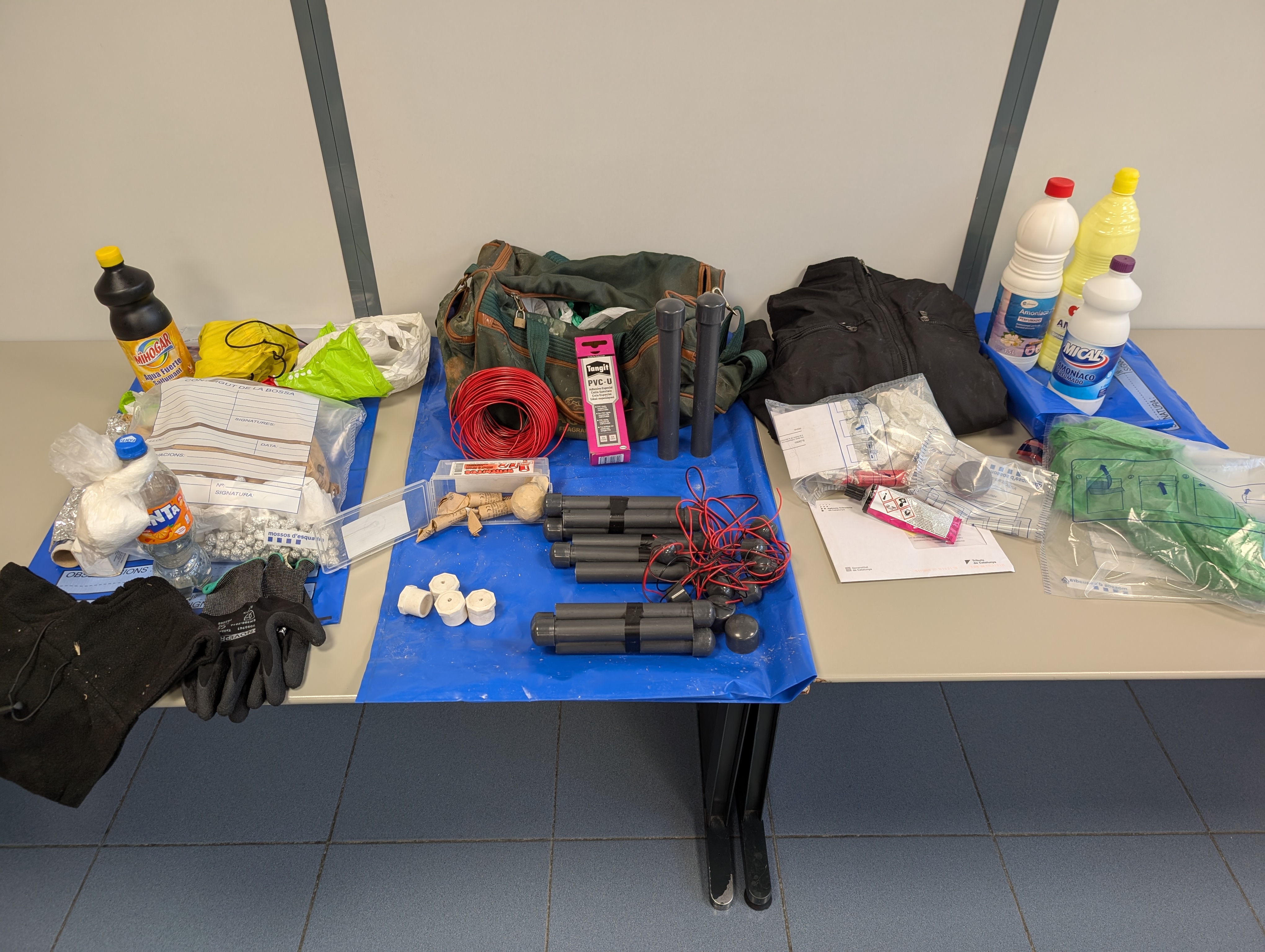 Fotografía de los Mossos de Esquadra