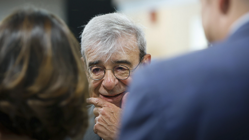 el ministre de Relacions Institucionals, Educació i Universitats, Ladislau Baró