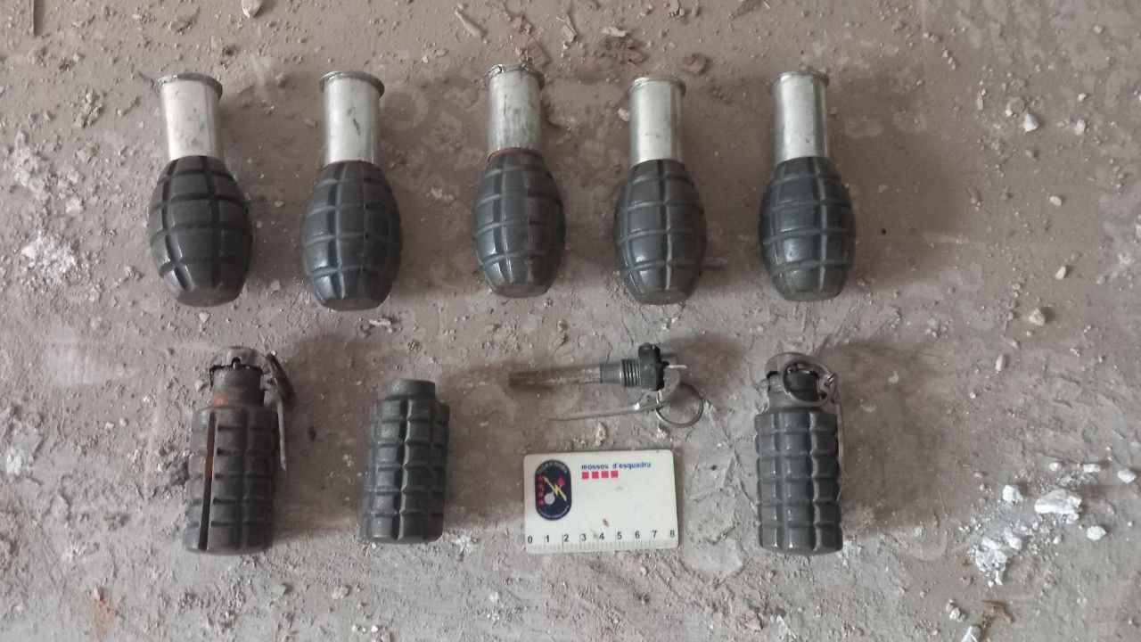 Mossos d'Esquadra | Granades Puigcerdà de la guerra civil