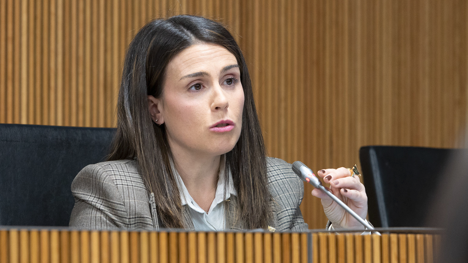 La cònsol major d'Encamp, Laura Mas | Sergi Pérez | Consell General