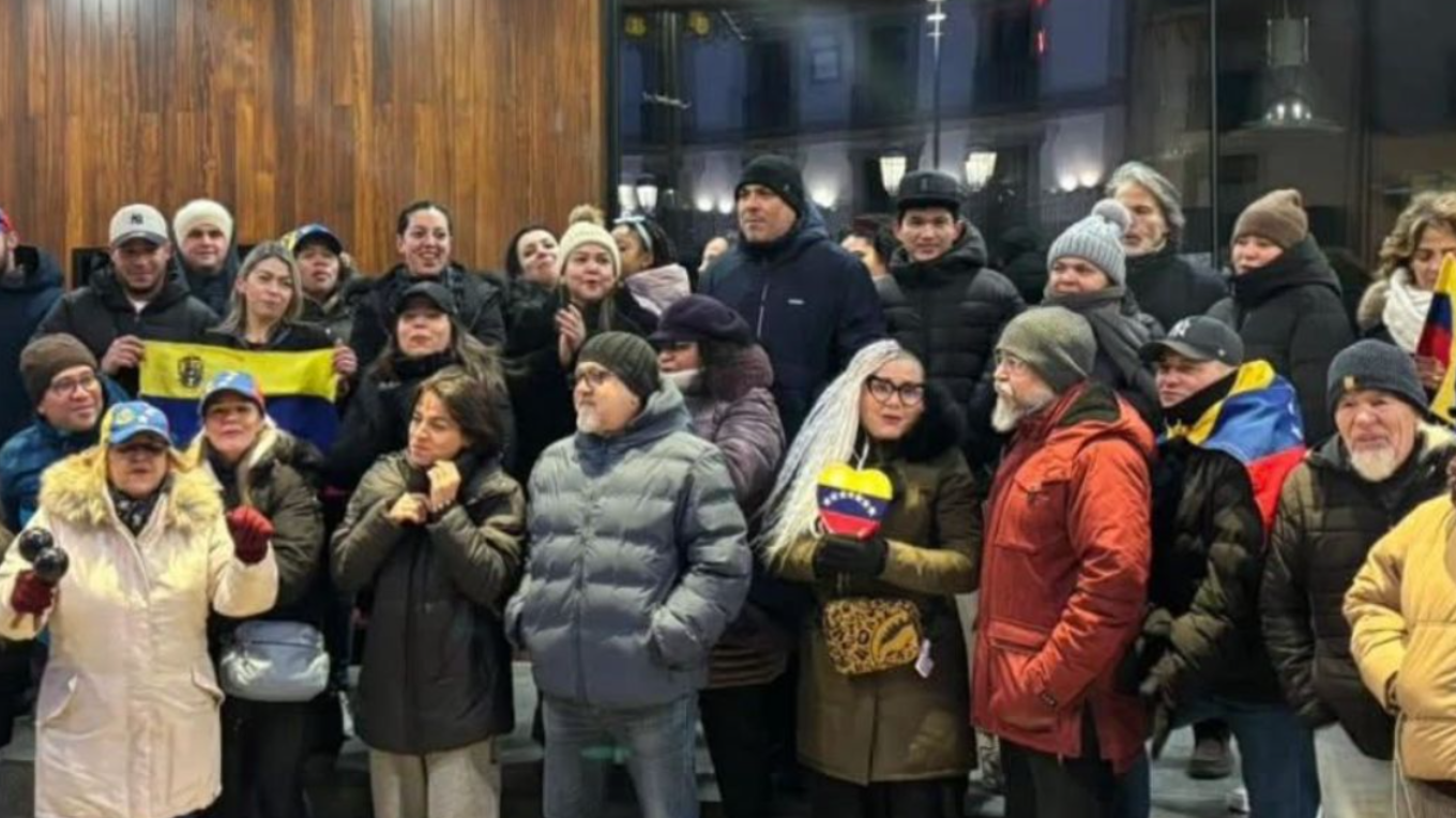 Venezolanos en Andorra por la caída de Maduro