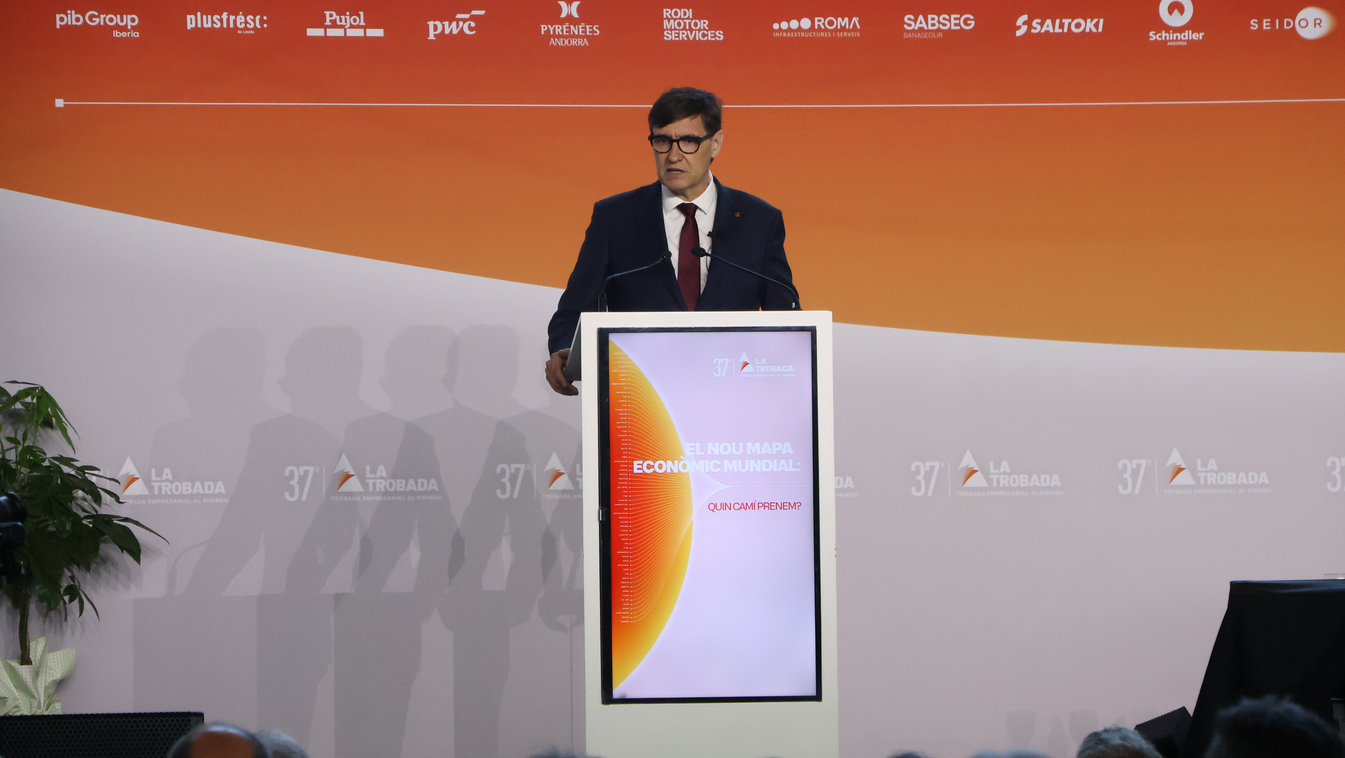 El president de la Generalitat de Catalunya, Salvador Illa