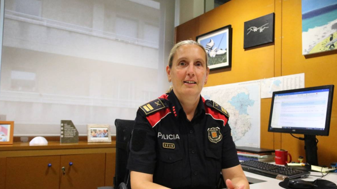 La comissària en cap dels Mossos d’Esquadra, Sílvia Catà