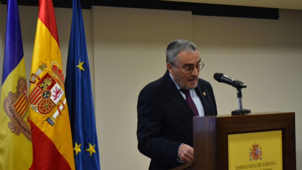 Ángel Ros ambaixador d’Espanya a Andorra l’agost del 2018