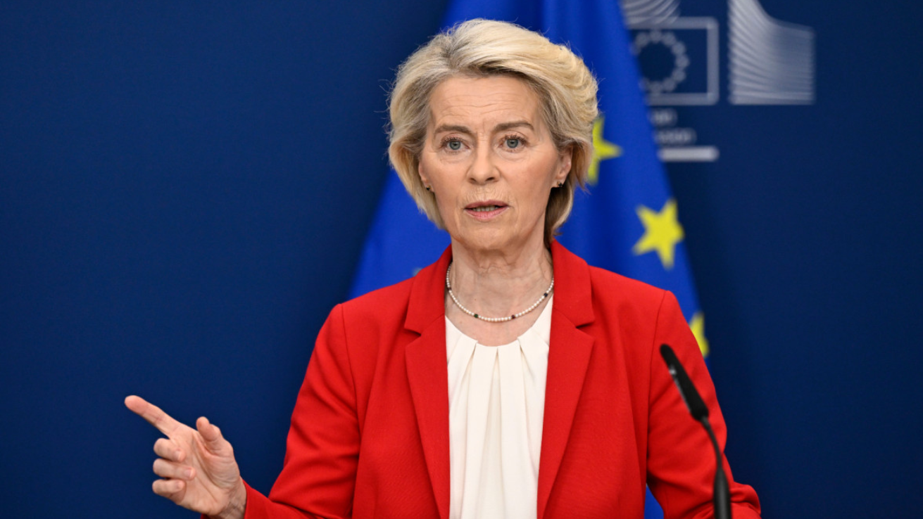 La presidenta de la Comissió Europea, Ursula von der Leyen