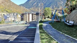 Una zona d'aparcament d'Encamp | Comú d'Encamp