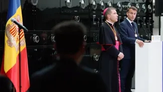 CFSA/CEsteve | Els coprínceps d'Andorra, Macron i Serrano-Pentinat