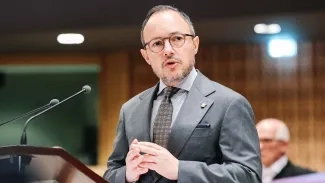 El cap de Govern, Xavier Espot, defensant l'Acord |  