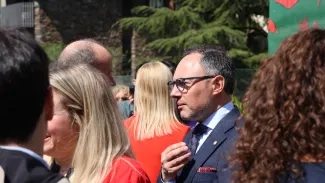 El cap de Govern, Xavier Espot, en Sant Jordi | ANA