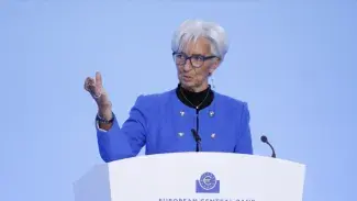 La presidenta del BCE, Christine Lagarde