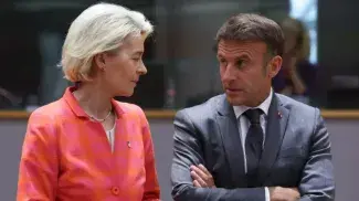 ARXIU | Von der Leyen i Macron