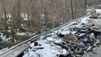 Esllavissada a la carretera RN20