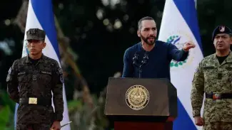El president d'El Salvador, Nayib Bukele