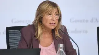La ministra de Presidència, Economia, Treball i Habitatge, Conxita Marsol