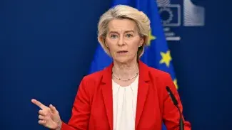 La presidenta de la Comissió Europea, Ursula von der Leyen